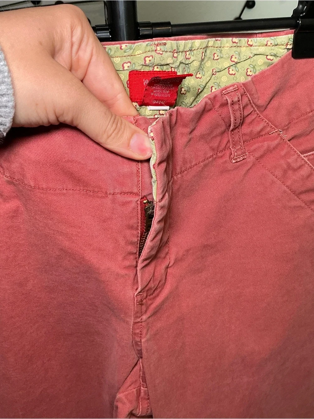 Mossimo Pink Low Rise Flare Pants Size 5 - Picture 3 of 4